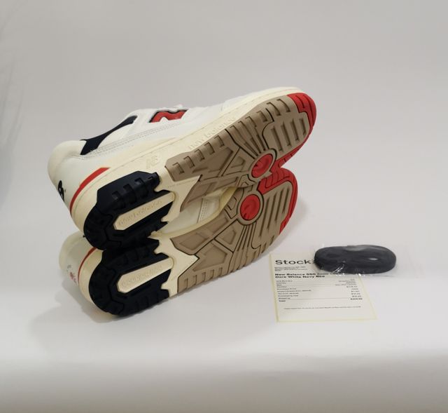 New Balance 550 Aime Leon Dore White Navy Red