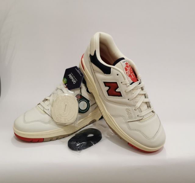 New Balance 550 Aime Leon Dore White Navy Red