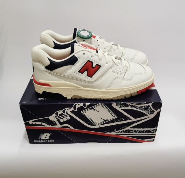 New Balance 550 Aime Leon Dore White Navy Red