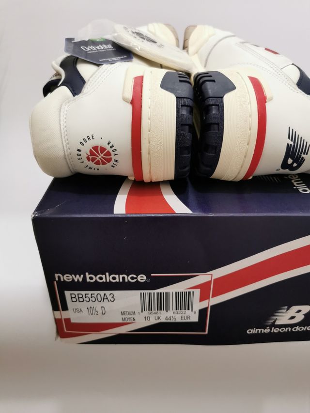 New Balance 550 Aime Leon Dore White Navy Red