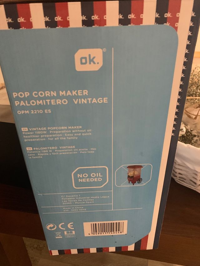 Palomitera - Máquina de palomitas A ESTRENAR!