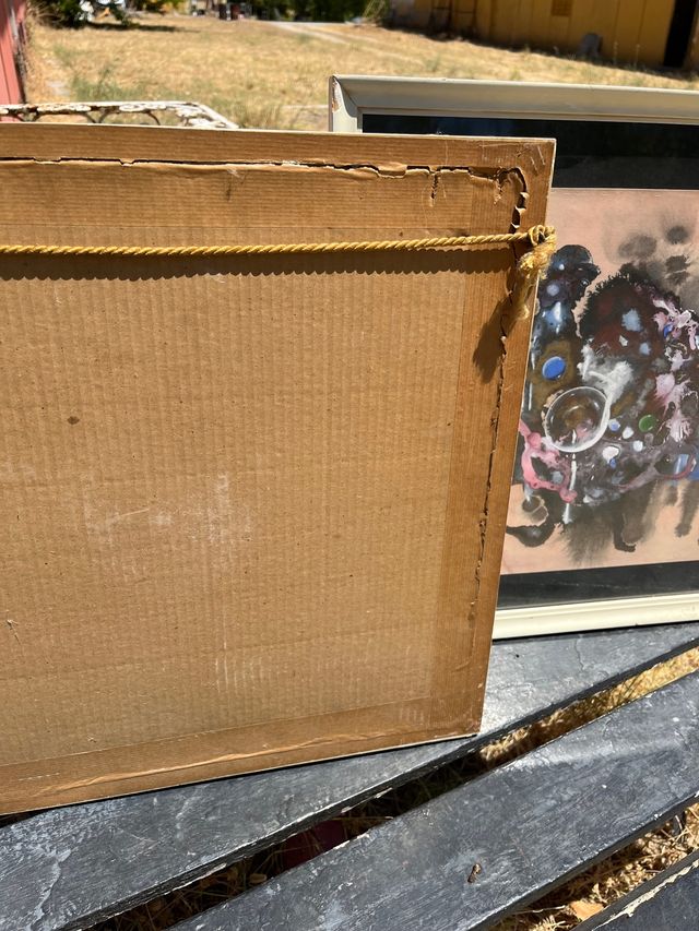 Pareja de cuadros vintage