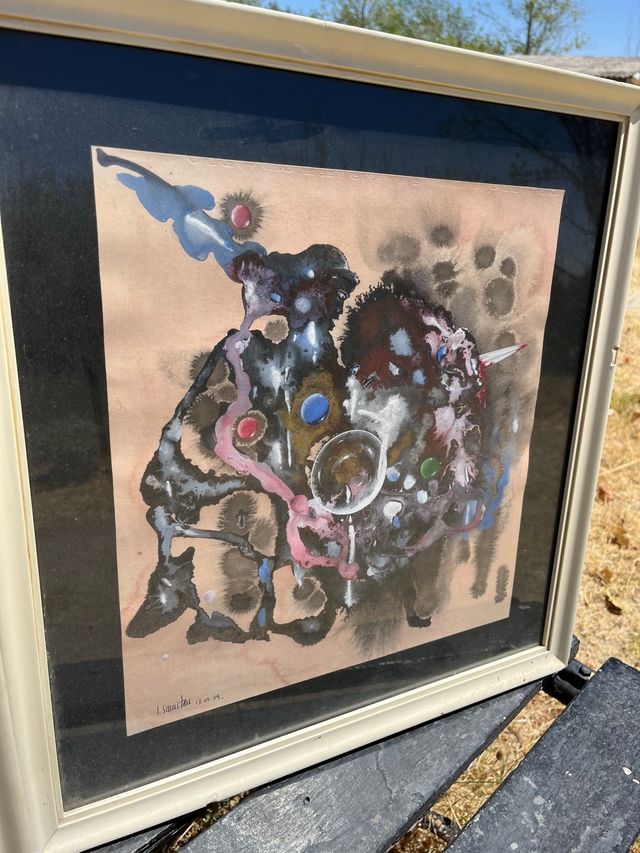 Pareja de cuadros vintage