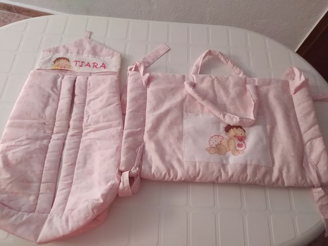 Conjunto de guardapañales y cambiador