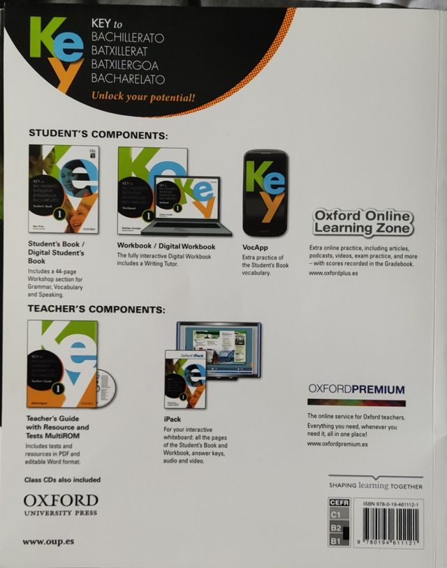 Libro 1 bachillerato Oxford Workbook