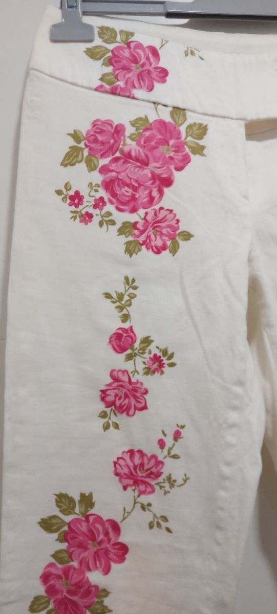 pantalón verano flowerpower para disfraz