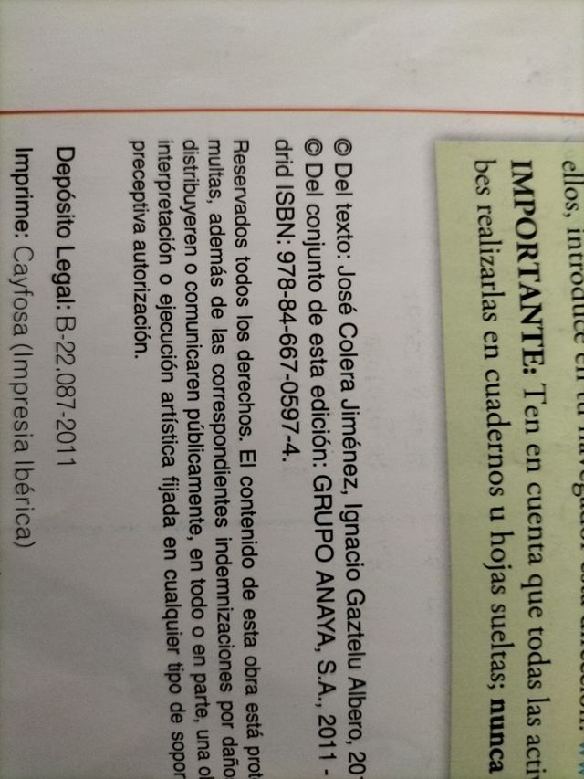 Libros Matemáticas 1° ESO