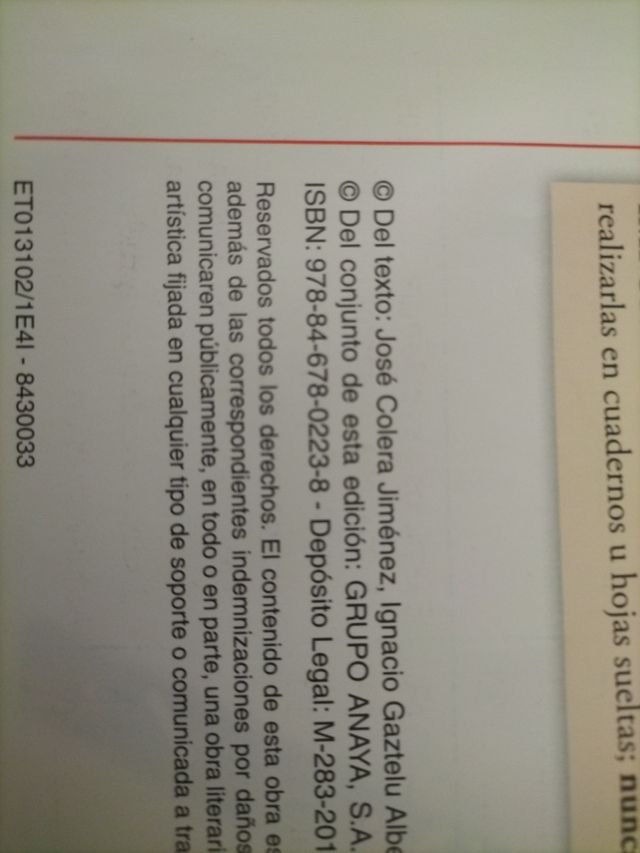 Libros matemáticas 2° ESO