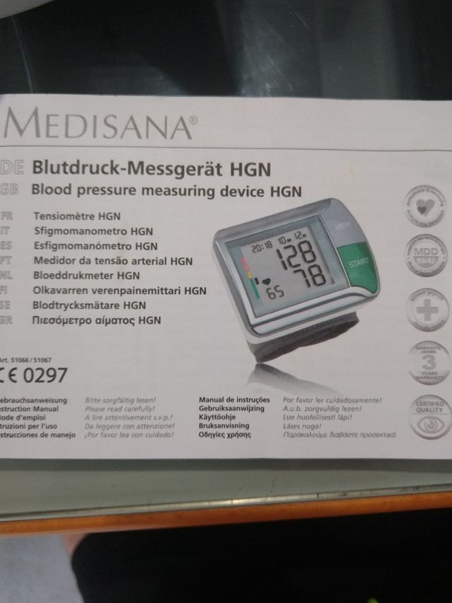 tensiómetro de muñeca