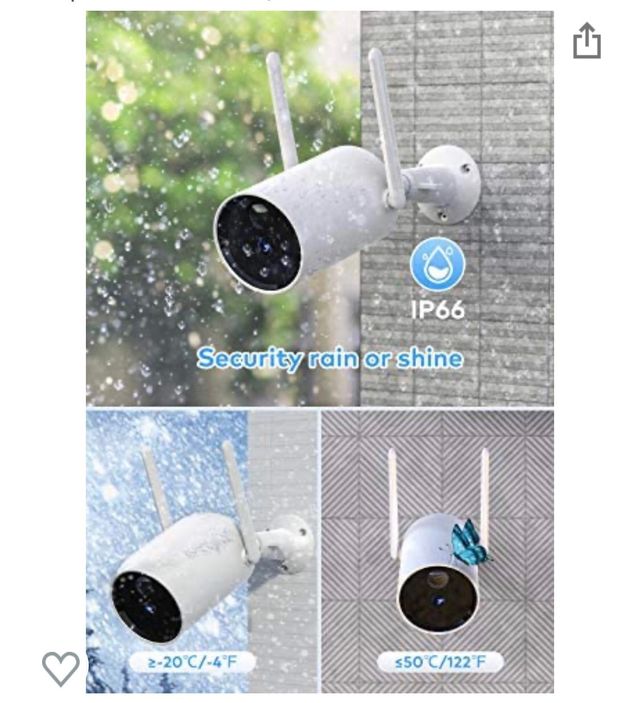 Cámaras vigilancia Mibao interior / exterior