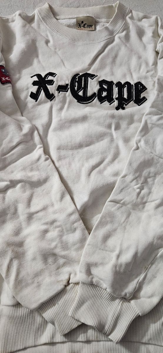 Felpa bianca X-cape