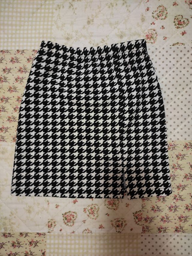 Falda mini estampado geométrico 