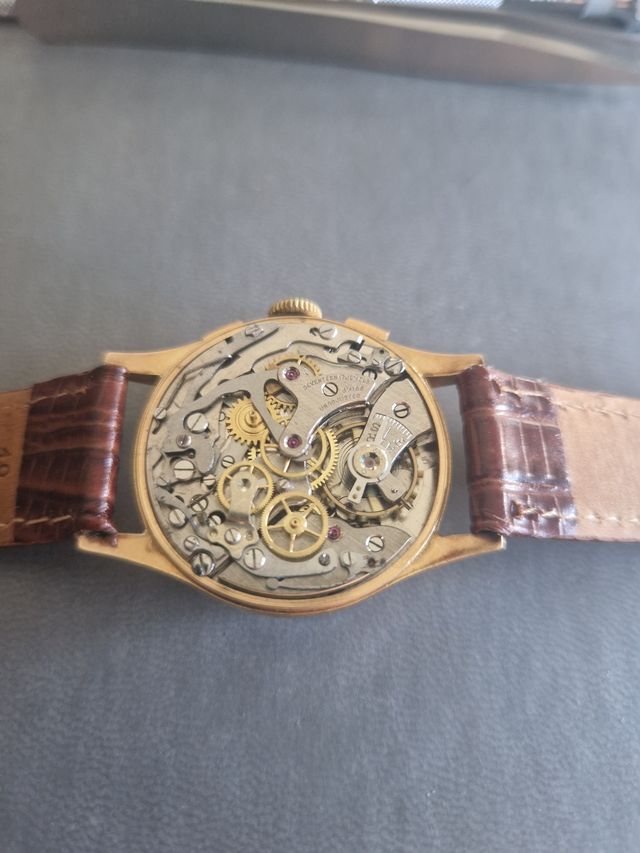 Fiel Landeron 51 / 18K Oro Rosa / Vintage Chrono