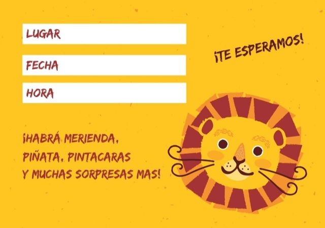 Invitaciones de cumpleaños personalizadas