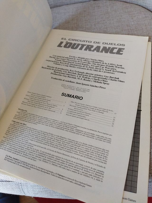 El circuito de duelos L'Outrance