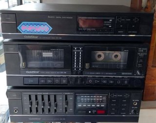 GOLD STAR RADIO,2CASSETES,ECUALIZADOR-AMPLIFICADOR