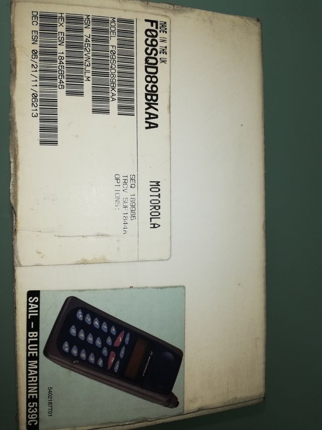 MOVIL MOTOROLA VINTAGE
