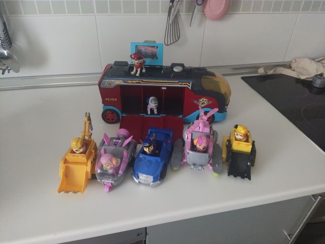 Lote patrulla canina patrulla bus y coches