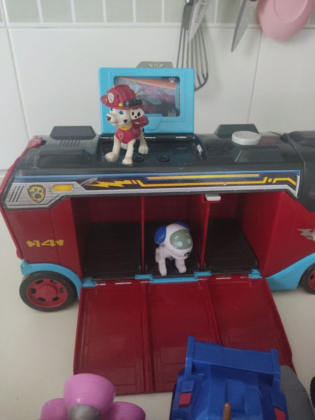 Lote patrulla canina patrulla bus y coches