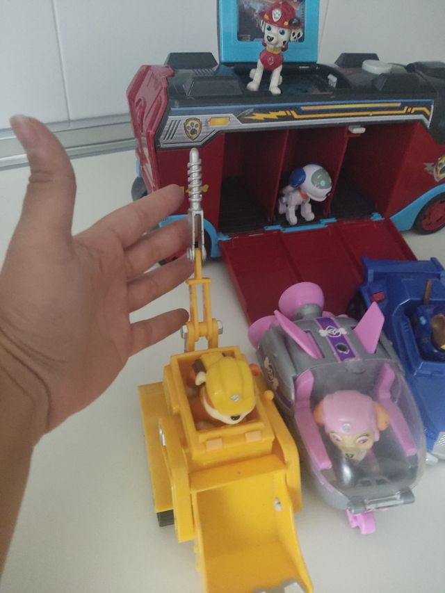 Lote patrulla canina patrulla bus y coches