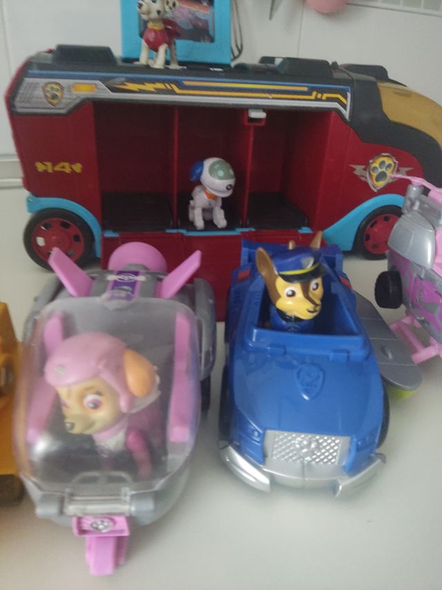 Lote patrulla canina patrulla bus y coches