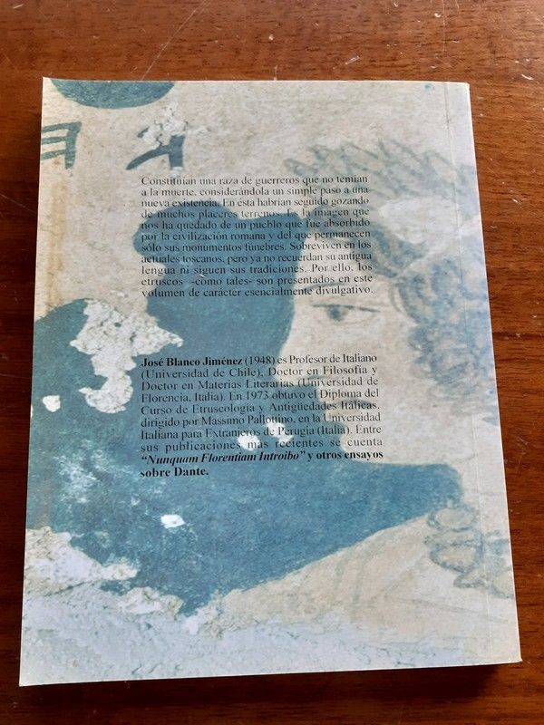 El misterio de Los etruscos José blanco