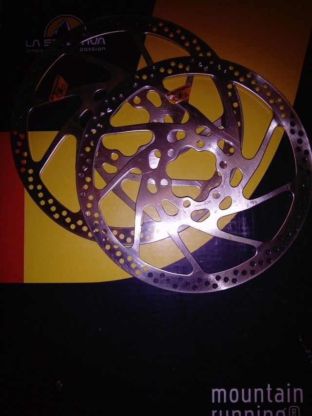 Pareja de discos Shimano XT vintage SM-RT75 170mm.