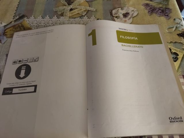 Libro 1° Bachiller Filosofía