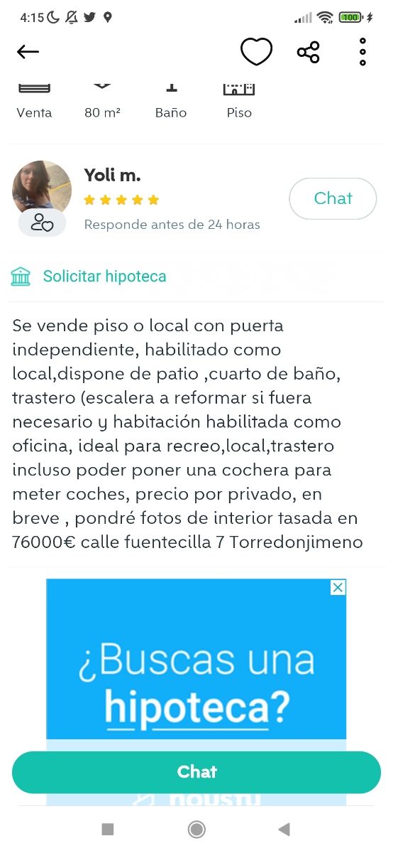 Piso, garaje, local rebajado de 60000 a 50000€ 