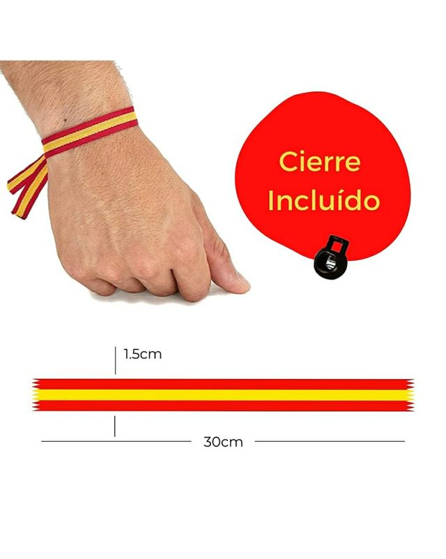 Bandeira de Espanha 90x150cm com pulseira