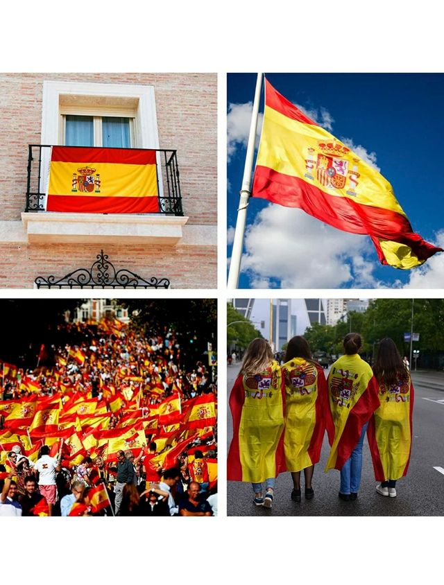 Bandeira de Espanha 90x150cm com pulseira
