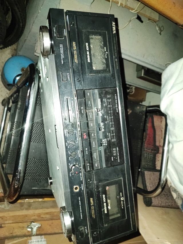 doble pletina y carro con ruedas