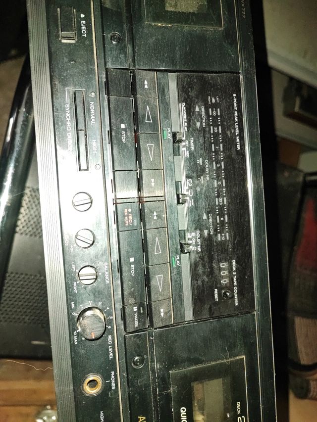 doble pletina y carro con ruedas