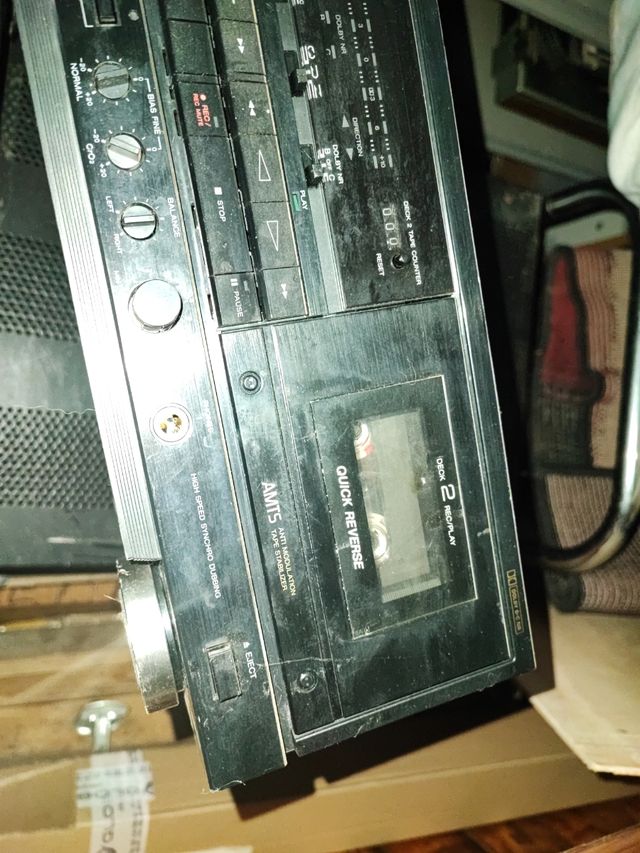 doble pletina y carro con ruedas