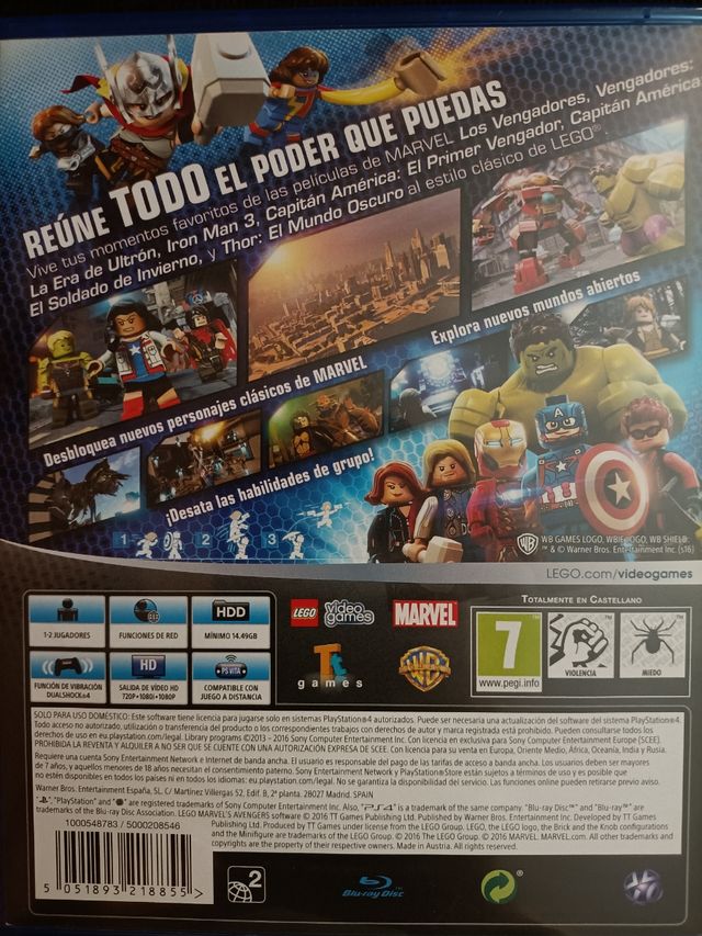 Lego Avengers ps4