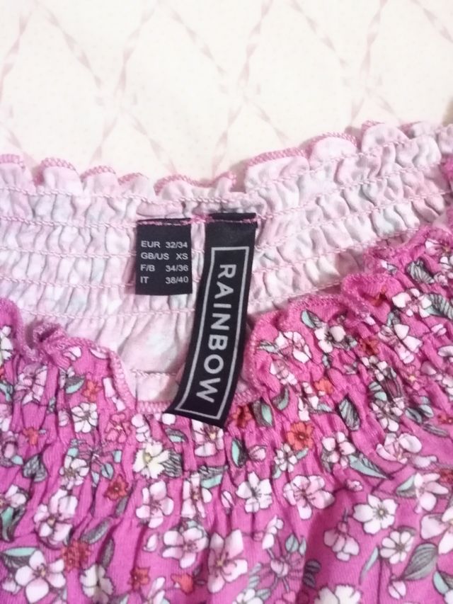 T-shirt floreale donna