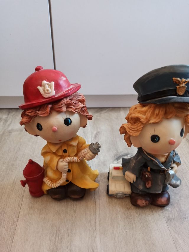 pareja de muñecos- hucha de silicona.