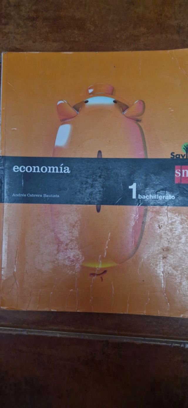 Libro Economía 1ºBach SM