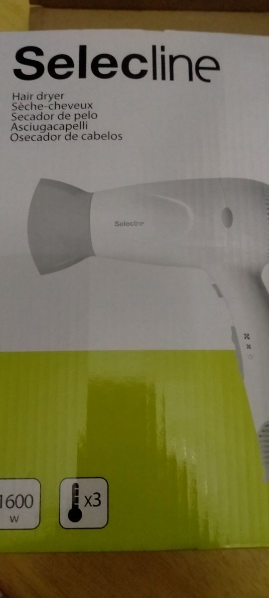 secador de pelo sin estrenar