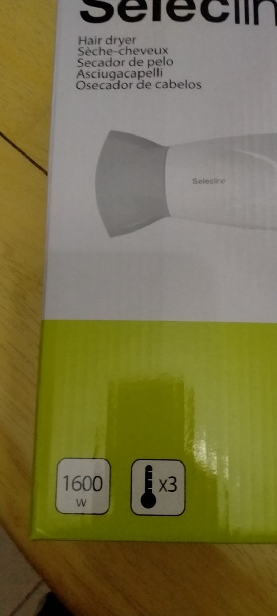 secador de pelo sin estrenar