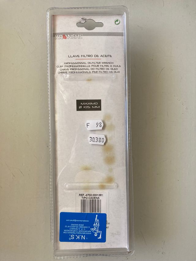 LLAVE DE FILTRO DE ACEITE