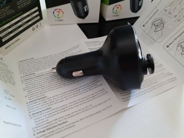 manos libres mp3 bluetooth coche toma mechero