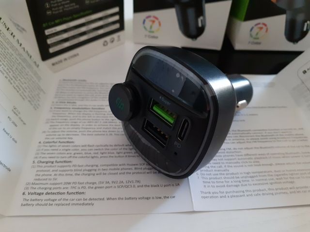 manos libres mp3 bluetooth coche toma mechero