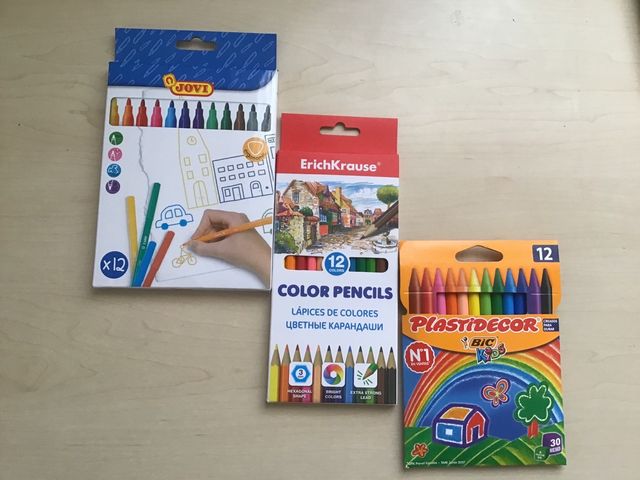 Pack de pinturas completamente nuevas.