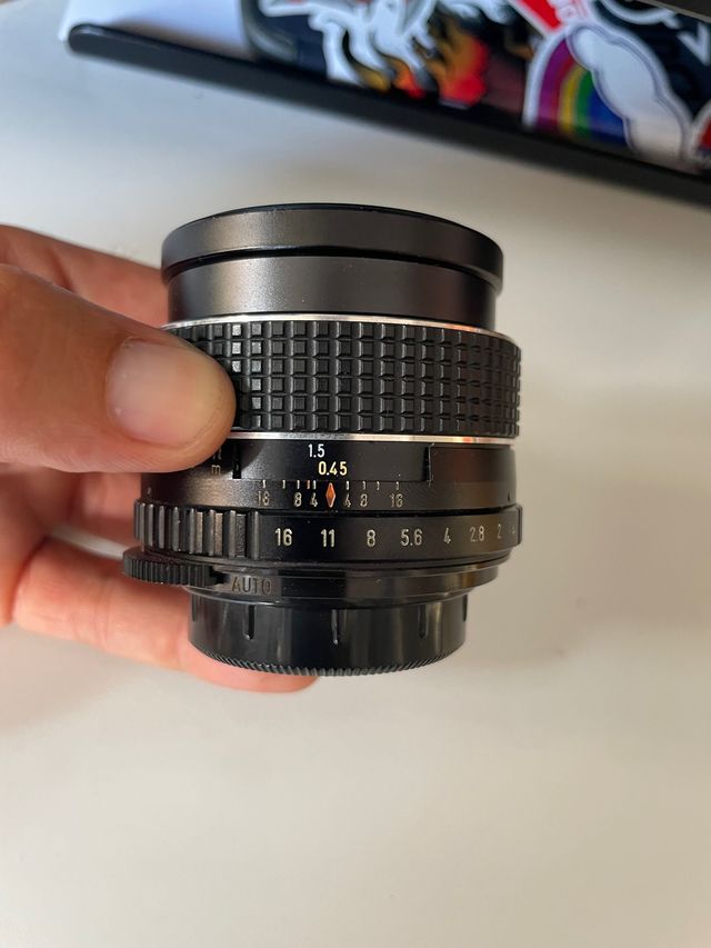 Objetivo Pentax Asahi 1:1.4/50 Takumar