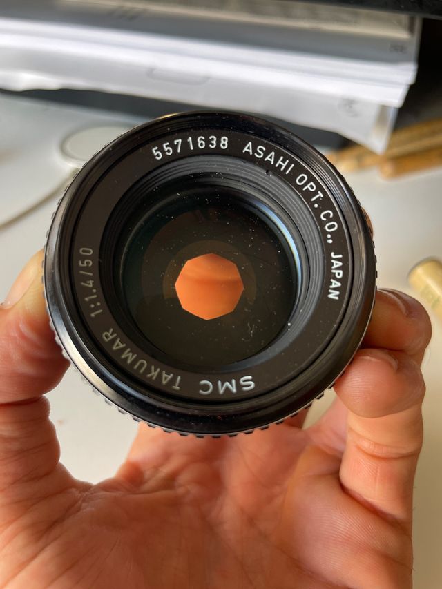 Objetivo Pentax Asahi 1:1.4/50 Takumar