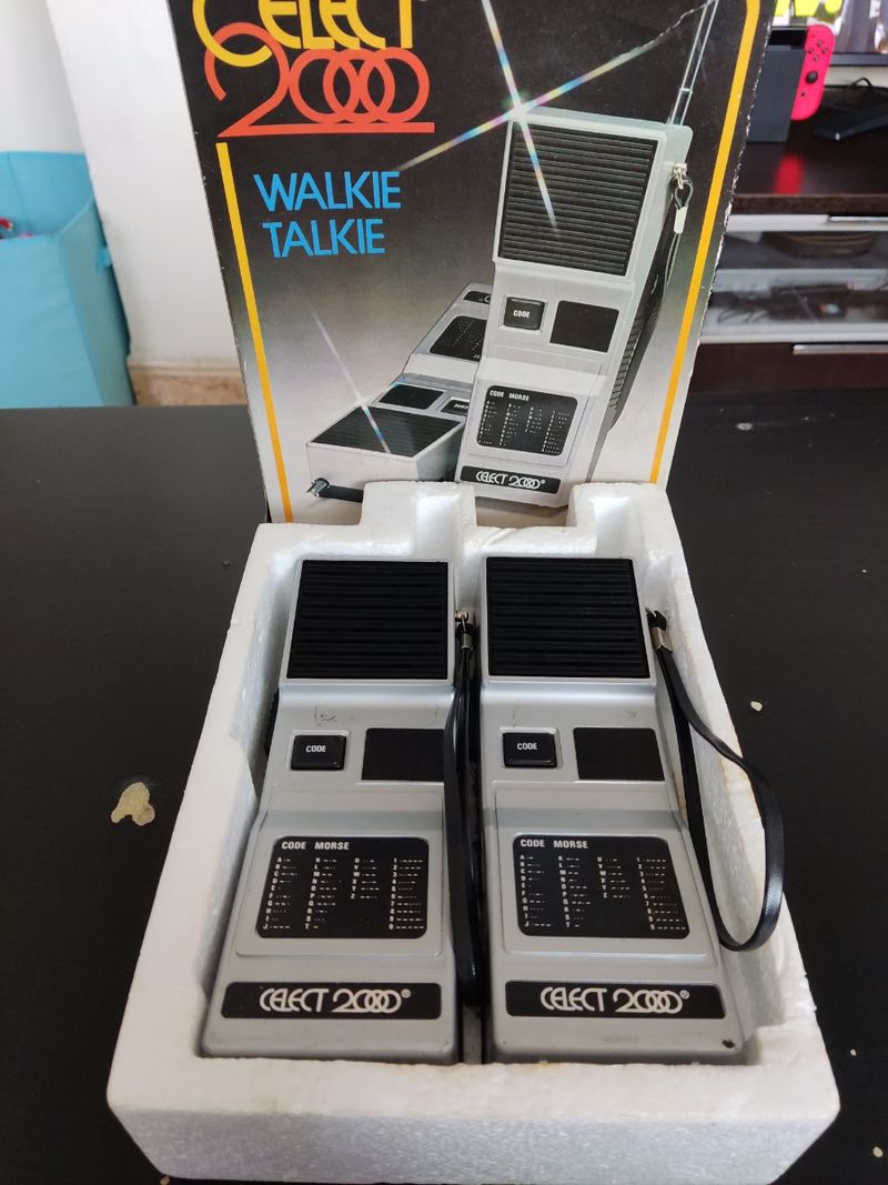 Vieux Talkie-walkie Celect 2000 – Jouet Vintage Des Années 80/90