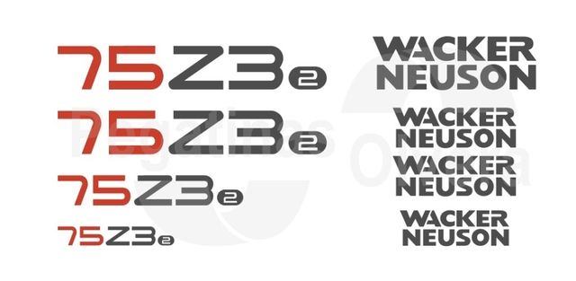 kit adhesivos Wacker Neuson 75Z3