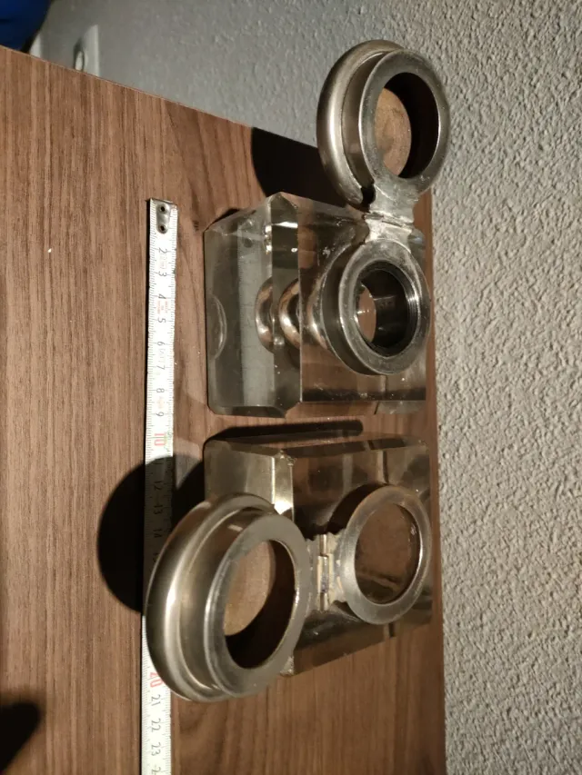 Antiguos tinteros de cristal