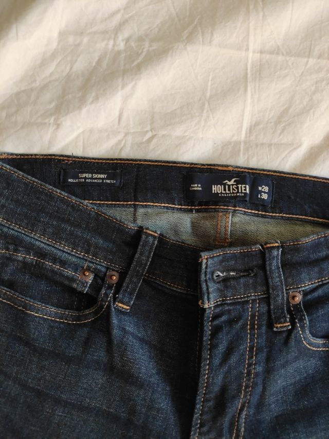 vaqueros Hollyster hombre